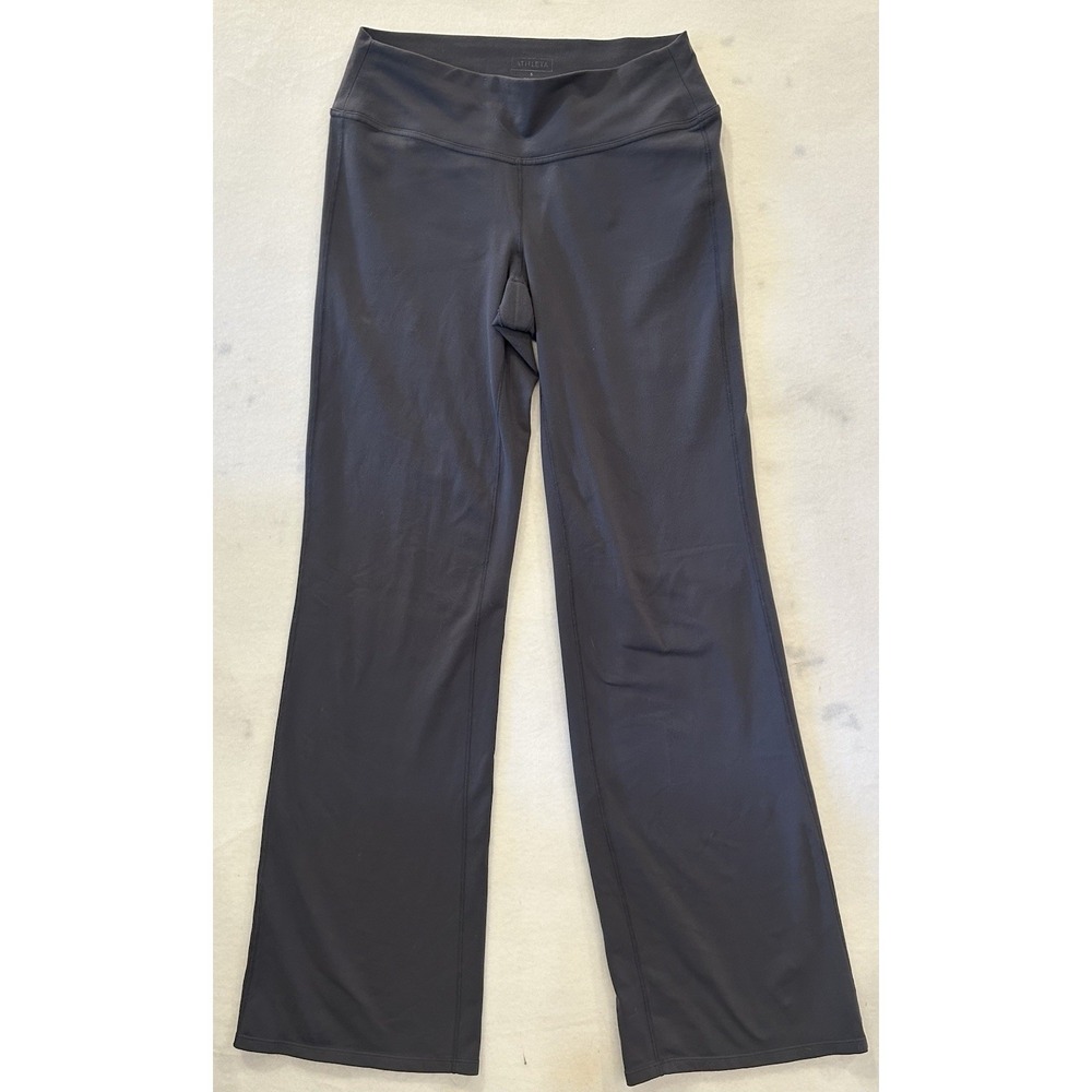Athleta Flare Pant Womens Small Navy Blue High Rise Yoga‎ Leggings